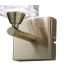 Cuadrax Wall 1 Light G9 Antique Brass/Frosted Glass (0992)-3