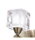 Cuadrax Wall 1 Light G9 Antique Brass/Frosted Glass (0992)-4