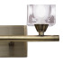 Cuadrax Wall 2 Light G9 Antique Brass/Frosted Glass (0993)-4