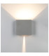 Davos XL Square Wall Lamp Dimmable 2x10W LED 2700K 1830lm IP65 Anthracite 3yrs Warranty-2