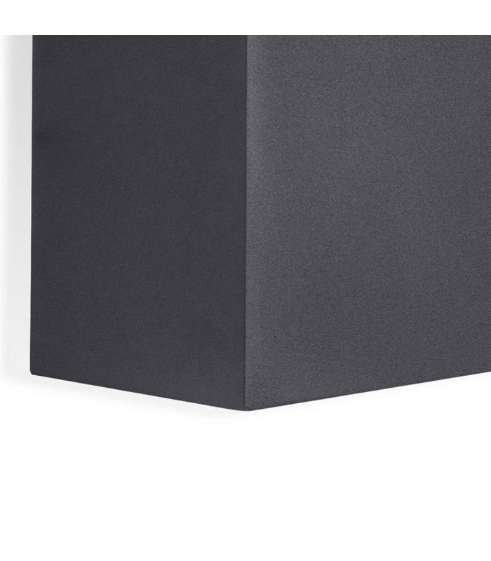 Davos XL Square Wall Lamp Dimmable 2x10W LED 2700K 1830lm IP65 Anthracite 3yrs Warranty-5