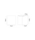 Davos XL Square Wall Lamp Dimmable 2x10W LED 2700K 1830lm IP65 Rust Brown 3yrs Warranty-5