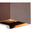 Davos Square Wall Lamp Dimmable 2 x 6W LED 2700K 1100lm IP54 Rust Brown 3yrs Warranty-4