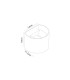 Davos Round Wall Lamp Dimmable 2 x 6W LED 2700K 1100lm IP54 Anthracite 3yrs Warranty-5