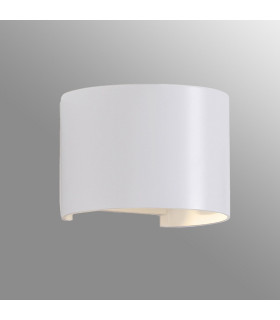Davos Round Wall Lamp Dimmable 2 x 6W LED 2700K 1100lm IP54 Sand White 3yrs Warranty-2