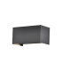 Davos Rectangle Wall Lamp Dimmable 4 x 6W LED 2700K 2200lm IP54 Anthracite 3yrs Warranty-1