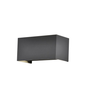 Davos Rectangle Wall Lamp Dimmable 4 x 6W LED 2700K 2200lm IP54 Anthracite 3yrs Warranty-1