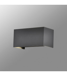 Davos Rectangle Wall Lamp Dimmable 4 x 6W LED 2700K 2200lm IP54 Anthracite 3yrs Warranty-2