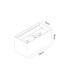 Davos Rectangle Wall Lamp Dimmable 4 x 6W LED 2700K 2200lm IP54 Anthracite 3yrs Warranty-5