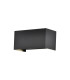 Davos Rectangle Wall Lamp Dimmable 4 x 6W LED 2700K 2200lm IP54 Sand Black 3yrs Warranty-1