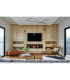 Electra Large Pendant 7W + 25W LED 3000K 2500lm Black / Black Chrome / White Acrylic 3yrs Warranty-4