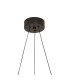Electra Small Pendant 7W + 14W LED 3000K 1600lm Black / Black Chrome / White Acrylic 3yrs Warranty-6