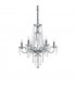 6 Light Pendant Light Trasparent, E14 - 1