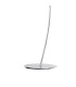 Eve Floor Lamp 2 Light E27 Polished Chrome With Spanish Corrugated White Oval Shade-3