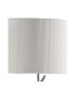 Eve Wall Lamp 1 Light E27 Polished Chrome With Spanish Corrugated White Oval Shade-4
