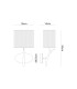 Eve Wall Lamp 1 Light E27 Polished Chrome With Spanish Corrugated White Oval Shade-5
