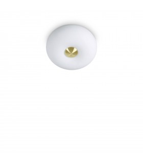 2 Light Flush Ceiling Light White - 1