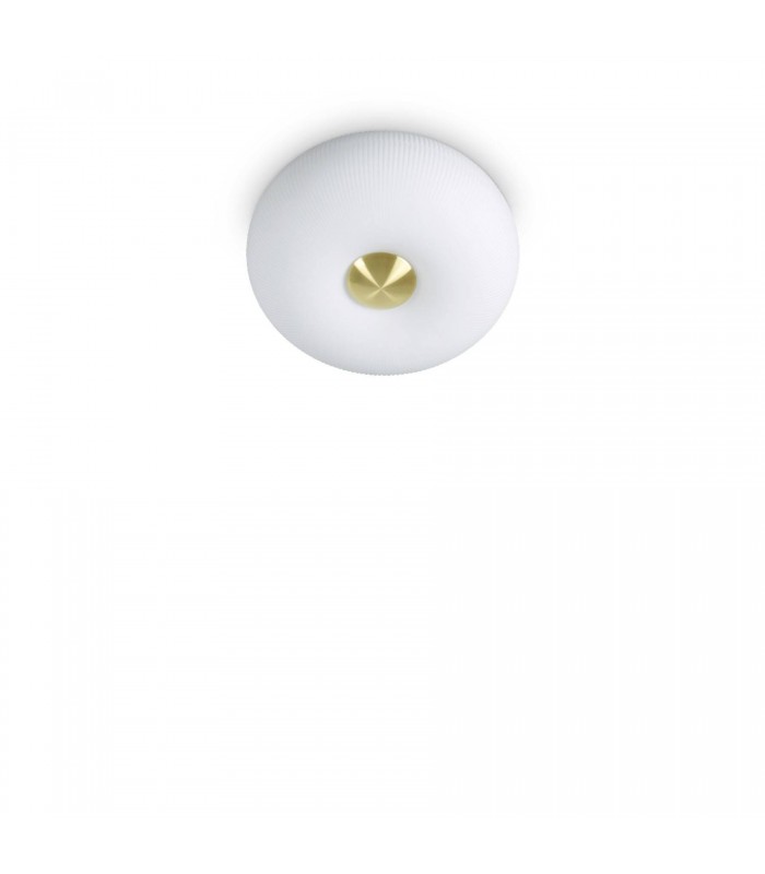 2 Light Flush Ceiling Light White - 1