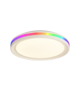 Gamer Ceiling 30W LED With Remote Control 3000K-6500K/RGB 2000lm White 3yrs Warranty-1