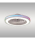 Gamer 40W LED Dimmable White/RGB Ceiling Light With Built-In 20W DC Reversible Fan c/w Remote Control 4200lm White-2