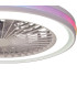 Gamer 40W LED Dimmable White/RGB Ceiling Light With Built-In 20W DC Reversible Fan c/w Remote Control 4200lm White-8