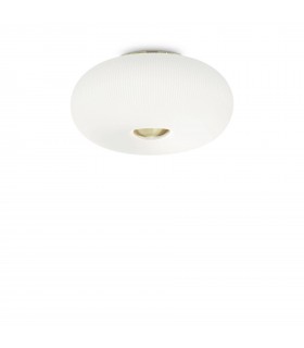 5 Light Flush Ceiling Light White - 1