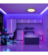 Gamer 60W LED Dimmable White/RGB Ceiling Light With Built-In 26W DC Reversible Fan c/w Remote Control 4200lm White-6