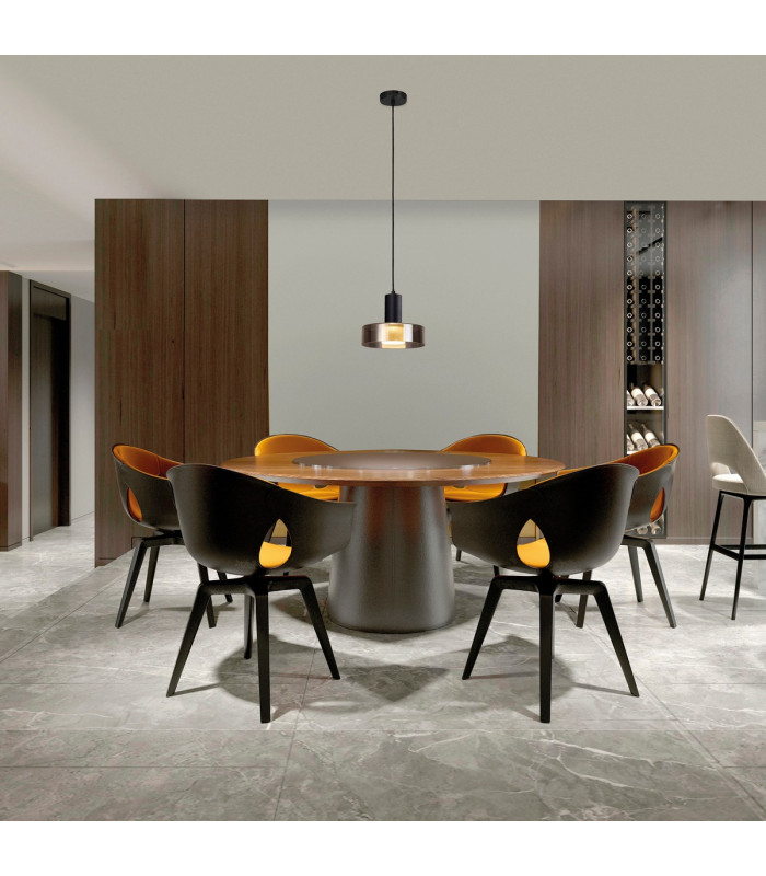 Gin Pendant 1 Light GU10 Black-3