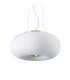 3 Light Round Ceiling Pendant White - 1