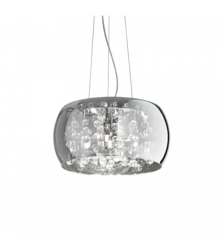 5 Light Round Ceiling Pendant Smokey, G9 - 1