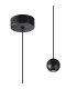 Gruissan Ball Pendant 5W LED 3000K 350lm Matt Black 3yrs Warranty-1