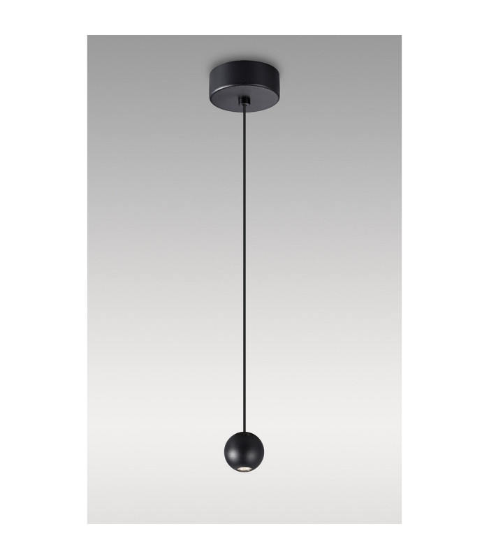 Gruissan Ball Pendant 5W LED 3000K 350lm Matt Black 3yrs Warranty-2
