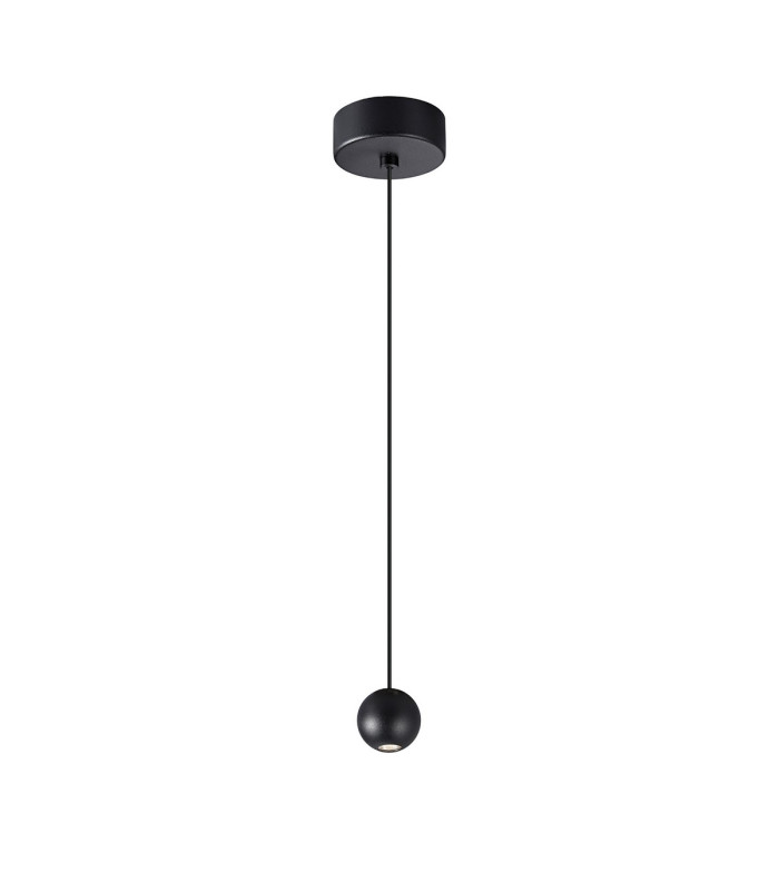 Gruissan Ball Pendant 5W LED 3000K 350lm Matt Black 3yrs Warranty-4