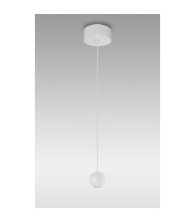 Gruissan Ball Pendant 5W LED 3000K 350lm Matt White 3yrs Warranty-2