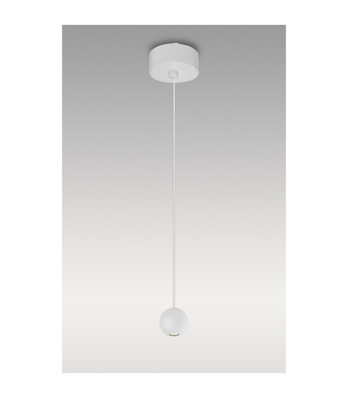Gruissan Ball Pendant 5W LED 3000K 350lm Matt White 3yrs Warranty-2