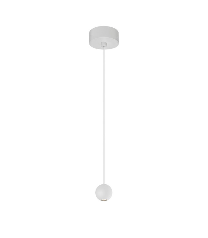 Gruissan Ball Pendant 5W LED 3000K 350lm Matt White 3yrs Warranty-3