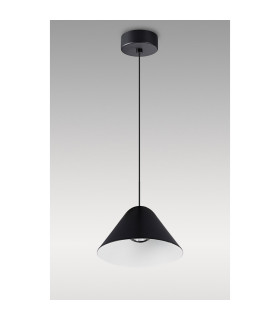 Gruissan Cone Pendant 5W LED 3000K 350lm Matt Black/Matt White 3yrs Warranty-2