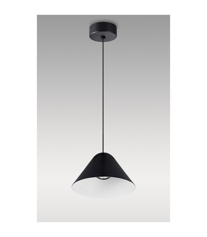 Gruissan Cone Pendant 5W LED 3000K 350lm Matt Black/Matt White 3yrs Warranty-2