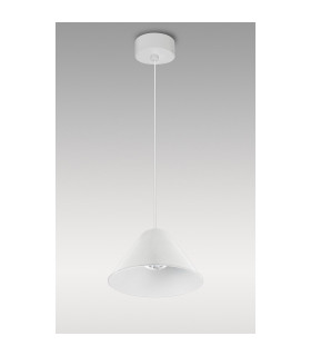 Gruissan Cone Pendant 5W LED 3000K 350lm Matt White 3yrs Warranty-2