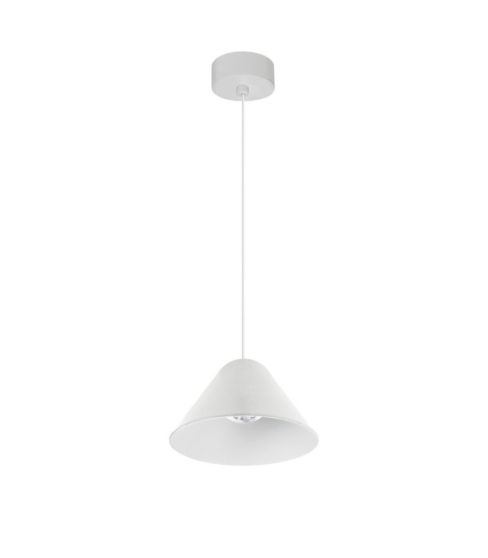 Gruissan Cone Pendant 5W LED 3000K 350lm Matt White 3yrs Warranty-3