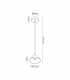 Gruissan Cone Pendant 5W LED 3000K 350lm Matt White 3yrs Warranty-6