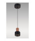 Gruissan Cylinder Pendant 5W LED 3000K 350lm Matt Black/Matt Gold 3yrs Warranty-2