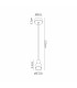 Gruissan Cylinder Pendant 5W LED 3000K 350lm Matt Black/Matt Gold 3yrs Warranty-7