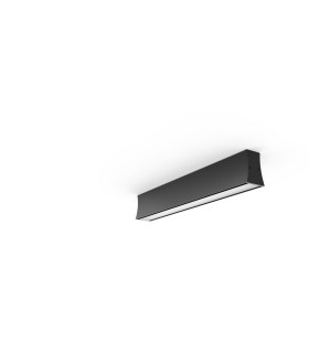 Hanok 40cm Linear Ceiling Light 110° 14W LED 3000K 950lm Black 3yrs Warranty-1