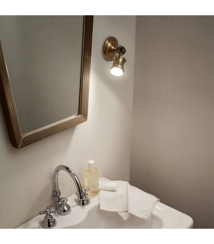1 Light Wall Light Burnished Finish, GU10 - 2