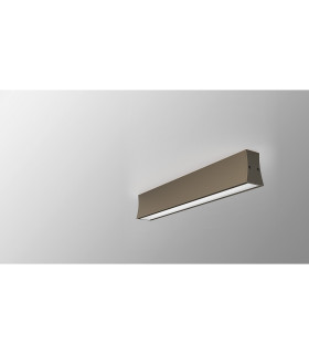 Hanok 40cm Linear Ceiling Light 110° 14W LED 3000K 950lm Sand Brown 3yrs Warranty-2