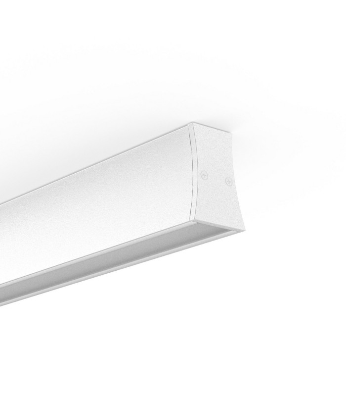 Hanok 40cm Linear Ceiling Light 110° 14W LED 3000K 950lm White 3yrs Warranty-4