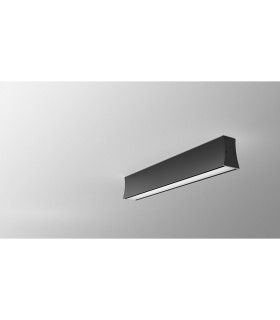 Hanok 40cm Linear Ceiling Light 110° 14W LED 4000K 1000lm Black 3yrs Warranty-2