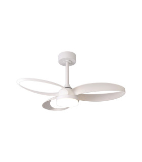 Infinity Fan 24W LED Dimmable Ceiling Light With Built-In 30W DC Reversible Fan Remote Control 2700-5000K 1800lm White-1