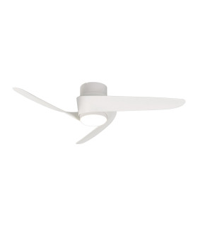 Island 24W LED Dimmable Ceiling Light With Built-In 30W DC Fan 2700-5000K Remote & APP Control 1700lm White 5yrs Warranty-1